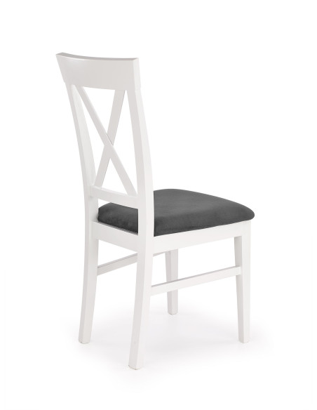 BERGAMO krzesło biało-granatowe 