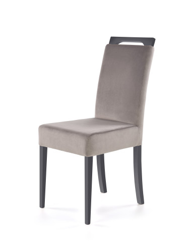 CLARION Drewniane Krzesło Grafitowy/Riviera 91 - Nowoczesny Styl