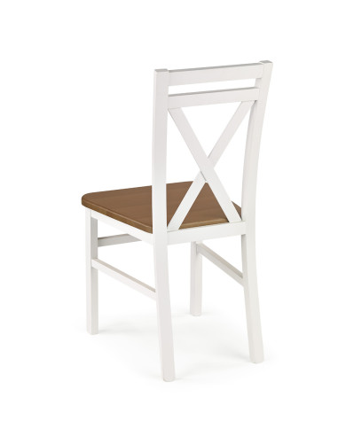 DARIUSZ 2 krzesło biały / olcha 