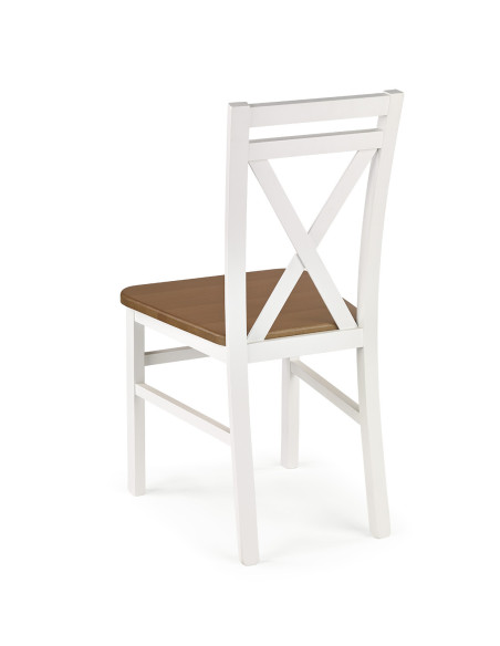 DARIUSZ 2 krzesło biały / olcha 