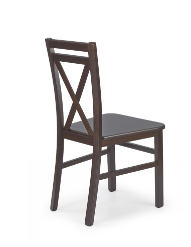 DARIUSZ 2 Krzesło Drewniane MDF Ciemny Orzech - Elegancja i Styl