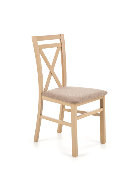 DARIUSZ 2 Krzesło Drewniane MDF Dąb Sonoma - Nowoczesność w Domu