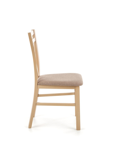 DARIUSZ 2 Krzesło Drewniane MDF Dąb Sonoma - Nowoczesność w Domu