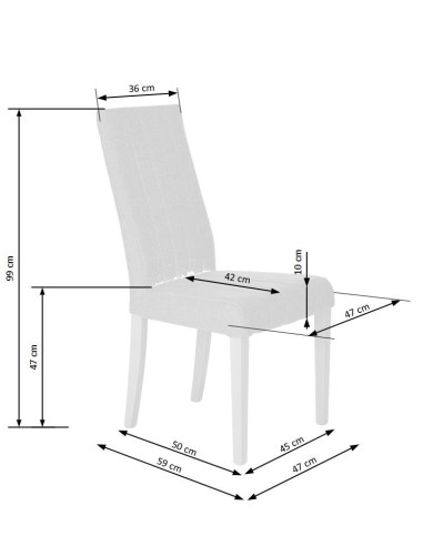 DIEGO Krzesło Drewniane Biały/Inari 91 - Minimalistyczna Elegancja