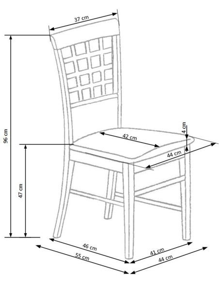 GERARD3 krzesło dąb miodowy / tap: Inari 91 