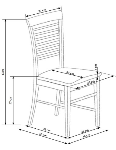 Stipo krzesło drewno lite bukowe tkanina - czereśnia ant. II / tap: MESH 1