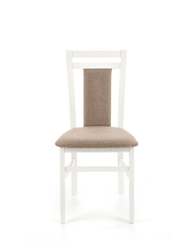 HUBERT 8 Krzesło Drewniane Biały/Inari 23 - Minimalizm i Funkcjonalność