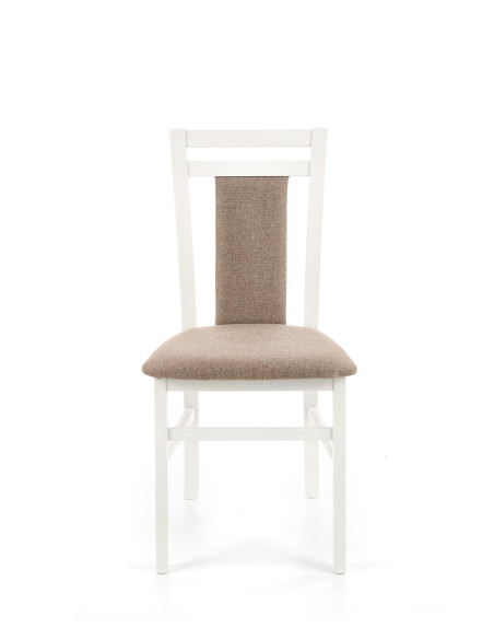 HUBERT 8 Krzesło Drewniane Biały/Inari 23 - Minimalizm i Funkcjonalność