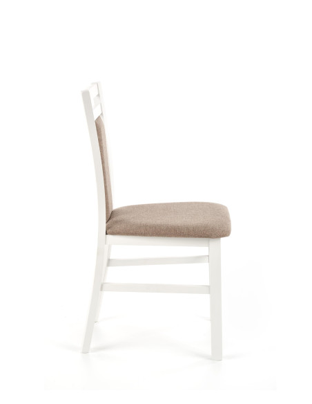 HUBERT 8 Krzesło Drewniane Biały/Inari 23 - Minimalizm i Funkcjonalność