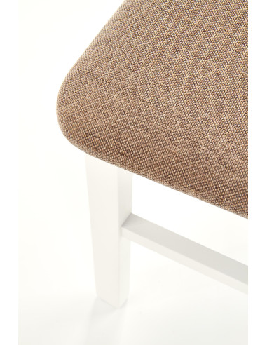 HUBERT 8 Krzesło Drewniane Biały/Inari 23 - Minimalizm i Funkcjonalność