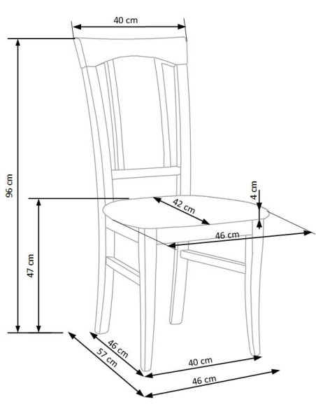 KONRAD Krzesło Drewniane Biały/Inari 91 - Nowoczesność w Domu