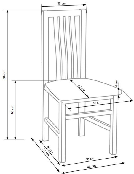 PAWEŁ krzesło biały / tap: Inari 23 