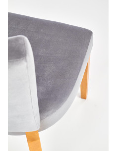 ROIS Krzesło Drewniane Dąb Miodowy/Popielaty - Ciepła Elegancja 2