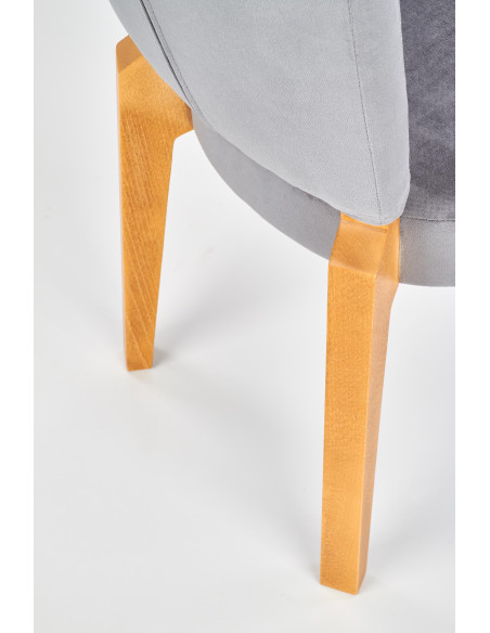 ROIS Krzesło Drewniane Dąb Miodowy/Popielaty - Ciepła Elegancja