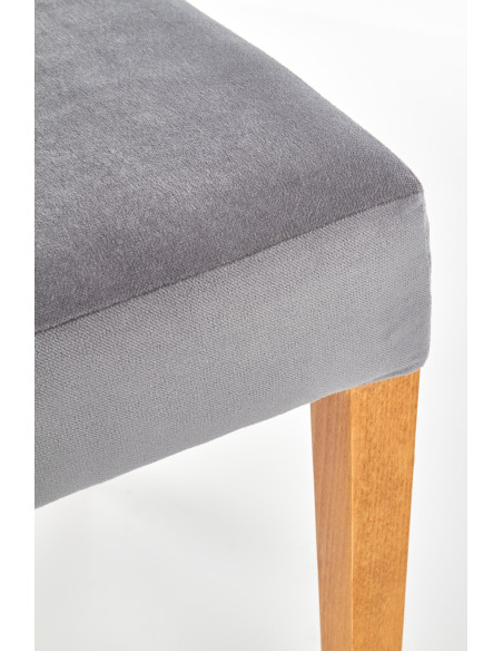 ROIS Krzesło Drewniane Dąb Miodowy/Popielaty - Ciepła Elegancja