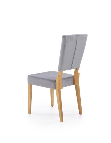 SORBUS Krzesło Drewniane Popiel/Dąb Miodowy - Nowoczesna Harmonia