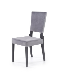 SORBUS Krzesło Drewniane Popiel/Grafitowe - Elegancja w Szarościach