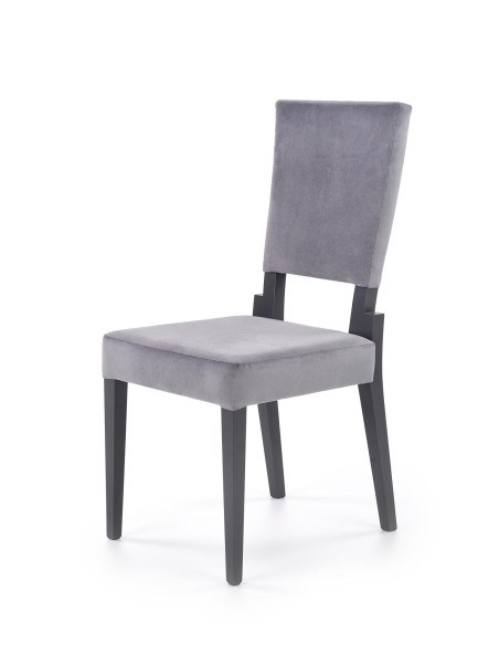 SORBUS Krzesło Drewniane Popiel/Grafitowe - Elegancja w Szarościach