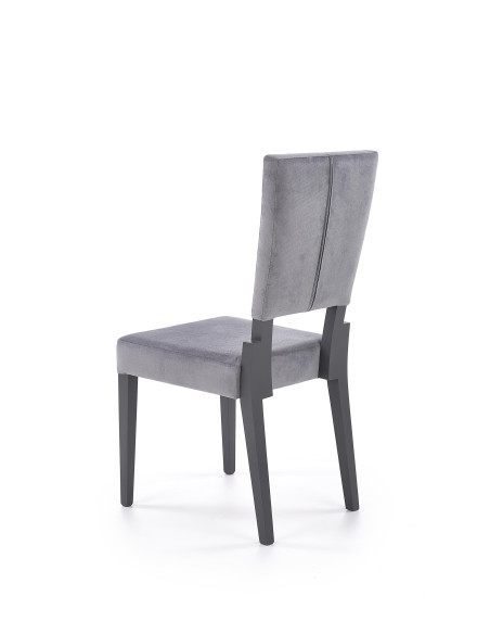 SORBUS Krzesło Drewniane Popiel/Grafitowe - Elegancja w Szarościach