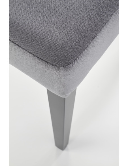 SORBUS Krzesło Drewniane Popiel/Grafitowe - Elegancja w Szarościach