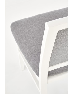 SYLWEK 1 Krzesło Drewniane Biały/Inari 91 - Minimalizm i Komfort 2