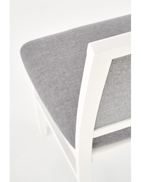 SYLWEK 1 Krzesło Drewniane Biały/Inari 91 - Minimalizm i Komfort