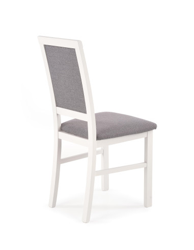 SYLWEK 1 Krzesło Drewniane Biały/Inari 91 - Minimalizm i Komfort