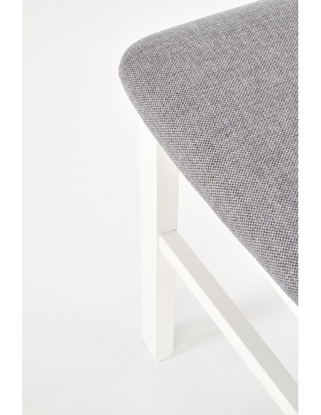 SYLWEK 1 Krzesło Drewniane Biały/Inari 91 - Minimalizm i Komfort