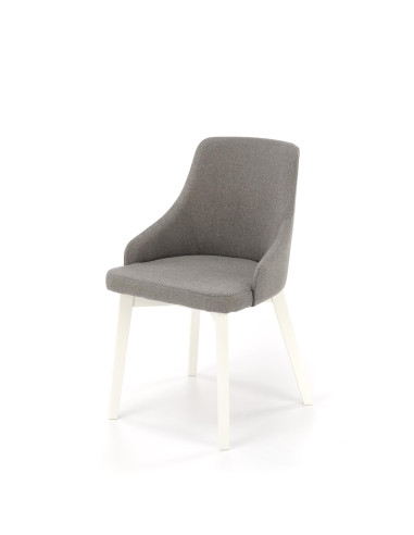 TOLEDO Krzesło Drewniane Biały/Inari 91 Minimalizm i Elegancja