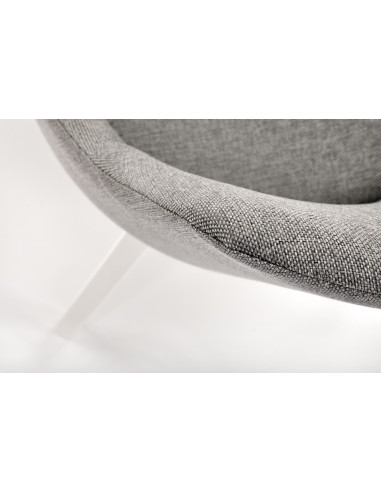 TOLEDO Krzesło Drewniane Biały/Inari 91 Minimalizm i Elegancja