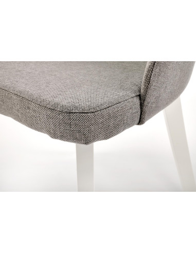 TOLEDO Krzesło Drewniane Biały/Inari 91 Minimalizm i Elegancja