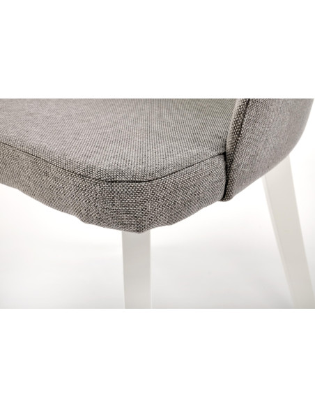 TOLEDO Krzesło Drewniane Biały/Inari 91 Minimalizm i Elegancja