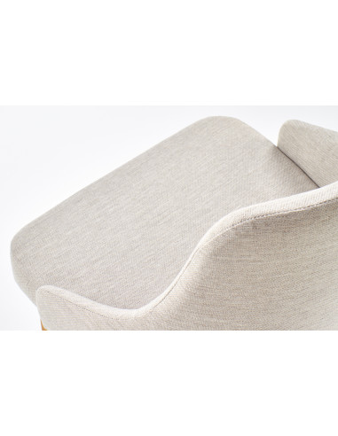 TOLEDO Krzesło Drewniane Dąb Miodowy/Inari 22 Jasny Beż Komfort