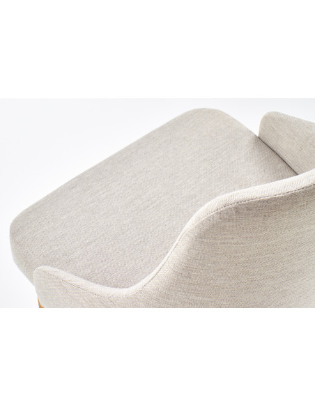 TOLEDO Krzesło Drewniane Dąb Miodowy/Inari 22 Jasny Beż Komfort