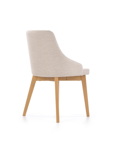 TOLEDO Krzesło Drewniane Dąb Miodowy/Inari 22 Jasny Beż Komfort