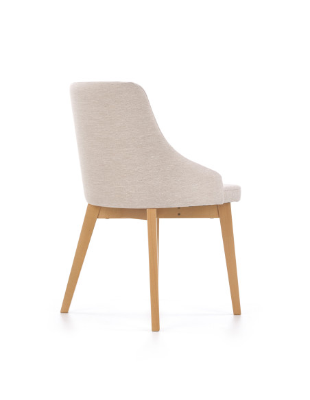 TOLEDO Krzesło Drewniane Dąb Miodowy/Inari 22 Jasny Beż Komfort