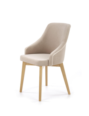 TOLEDO Krzesło Drewniane Dąb Miodowy/Solo 252 Ciepła Elegancja