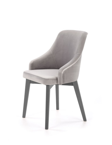 TOLEDO Krzesło Drewniane Grafitowy/Solo 265 Nowoczesny Akcent