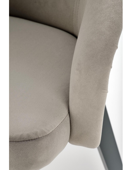 TOLEDO Krzesło Drewniane Grafitowy/Solo 265 Nowoczesny Akcent