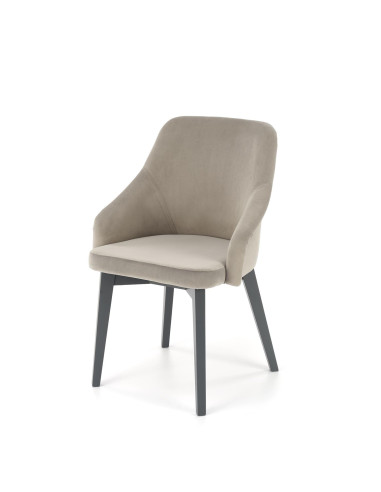 TOLEDO Krzesło Drewniane Grafitowy/Solo 265 Nowoczesny Akcent