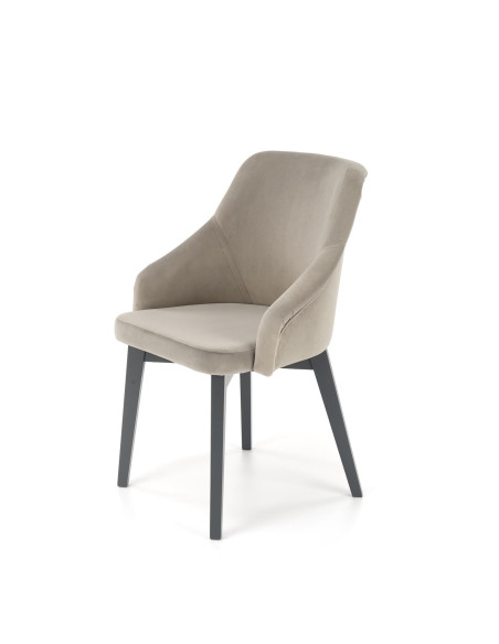 TOLEDO Krzesło Drewniane Grafitowy/Solo 265 Nowoczesny Akcent