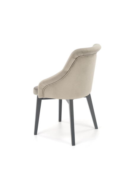 TOLEDO Krzesło Drewniane Grafitowy/Solo 265 Nowoczesny Akcent