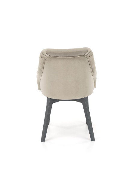 TOLEDO Krzesło Drewniane Grafitowy/Solo 265 Nowoczesny Akcent