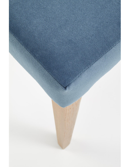 WENANTY Krzesło Drewniane Dąb Miodowy/Morski Wyjątkowy Akcent Koloru