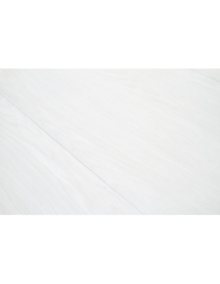 SORBUS Stół Okrągły Fi100 cm Rozkładany do Długośći 200 cm Biały Nowoczesny