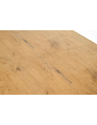 TIAGO Stół Rozkładany 140-220 cm Dąb Lancelot/Biały Harmonia i Styl