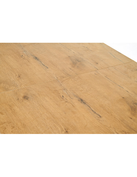 TIAGO Stół Rozkładany 140-220 cm Dąb Lancelot/Biały Harmonia i Styl