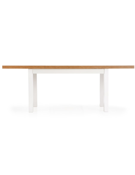 TIAGO Stół Rozkładany 140-220 cm Dąb Lancelot/Biały Harmonia i Styl