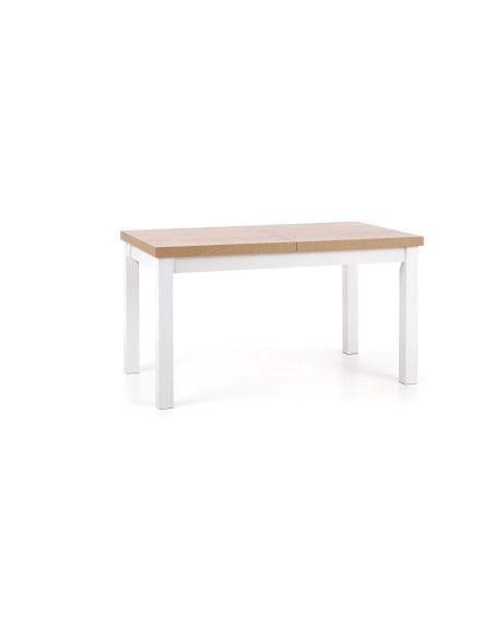 TIAGO stół rozkładany 140-220/80 blat: dąb sonoma, nogi: biały 