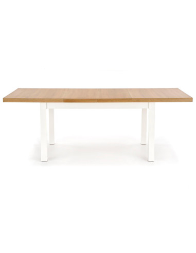 Stół rozkładany TIAGO 2 140-220 cm dąb riviera / biały